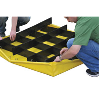 4-Drum Flexible Ultra-Spill Pallet&reg;, 66 US gal. Spill Capacity, 48" x 48" x 7" OCP Construction Supplies