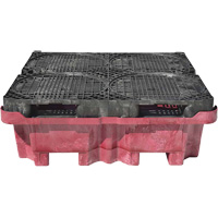 4-Drum Ultra-Spill King&reg; Drum Spill Pallet, 85 US gal. Spill Capacity, 51" x 51" x 17.5" OCP Construction Supplies