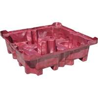 4-Drum Ultra-Spill King&reg; Drum Spill Pallet, 85 US gal. Spill Capacity, 51" x 51" x 17.5" OCP Construction Supplies