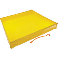 Flexible Ultra-Utility Tray&reg;, 30" L x 30" W x 4.8" H, 9.5 US gal. Spill Capacity OCP Construction Supplies