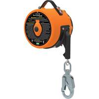 Latchways Sealed Self-Retracting Lanyard, 85', 1 Leg, Stainless Steel Cable, Snap Hook Harness Connector OCP Construction Supplies
