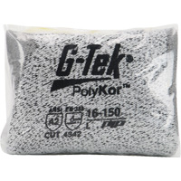 Gants r&eacute;sistants aux coupures G-Tek en tricot sans couture, Taille T-petit, Calibre 13, Rev&ecirc;tement Polyur&eacute;thane, Enveloppe en PolyKor, ASTM ANSI niveau A2/EN 388 niveau B OCP Construction Supplies