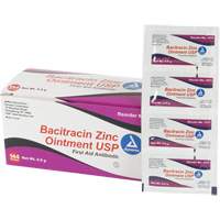 Efcom Limited Bacitracin Zinc First Aid Packets, Ointment, Antibiotic OCP Construction Supplies