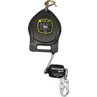 Falcon+ Edge Self-Retracting Lifeline, 50', Galvanized Steel, Swivel OCP Construction Supplies