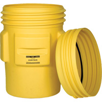 Overpack Plastic Drum Barrel, 95 US gal., Stationary OCP Construction Supplies