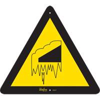 Enseigne de s&eacute;curit&eacute; conforme &agrave; la CSA -Falling Snow/Ice, 12" x 12", Aluminium, Pictogramme OCP Construction Supplies