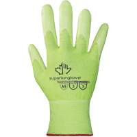 S21TXUGFN High-Visibility Cut-Resistant Gloves, Size 5/2X-Small, 21 Gauge, Nitrile Coated, TenActiv Shell, ASTM ANSI Level A9 OCP Construction Supplies