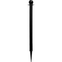 Colonnettes de sol, Noir OCP Construction Supplies