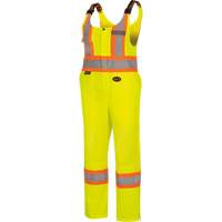 6000W Women's High-Visibility Traffic Safety Overalls, Polyester, X-Small, High Visibility Lime-Yellow OCP Construction Supplies