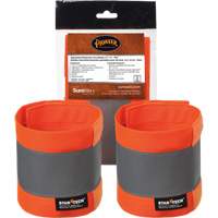140A High-Visibility Orange Adjustable 14" X 4" Reflective Armband OCP Construction Supplies