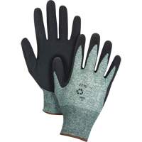 Gants &eacute;cologiques enduits &agrave; prise cr&ecirc;p&eacute;e, 8, R&ecirc;vetement Mousse de latex, Calibre 15, Enveloppe en Nylon/rPET OCP Construction Supplies