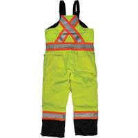 Ripstop Insulated Safety Bib Overall, Polyester, X-Small, High Visibility Lime-Yellow OCP Construction Supplies