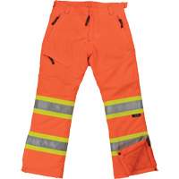 Womens Insulated Flex Safety Pant, Polyester, X-Small, High Visibility Orange OCP Construction Supplies