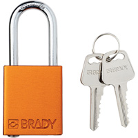 Lockout Padlock, Safety Padlock, Keyed Different, Aluminum, 1-1/2" Width OCP Construction Supplies
