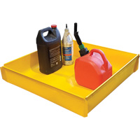 Plateau utilitaire flexible, 12" lo x 12" la x Cap. de d&eacute;versement 2 gal. US OCP Construction Supplies