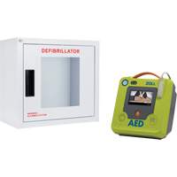 AED 3 AED & Wall Cabinet Kit, Semi-Automatic, English, Class 4 OCP Construction Supplies
