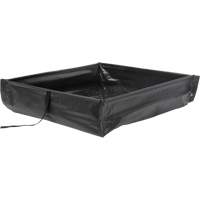 Collapsible Roll-Up Spill Berm, 15 US gal. Capacity, 2' W x 2' L x 6" H OCP Construction Supplies