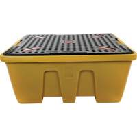 Palette de d&eacute;versements IBC, Capacit&eacute; de d&eacute;versement 333 gal. US, 66" x 66" x 27,5" OCP Construction Supplies