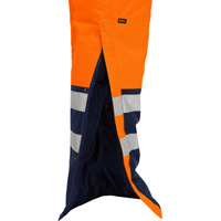 Bisley&reg; Extreme Cold Bib Overall, Polyester, Small, High Visibility Orange OCP Construction Supplies
