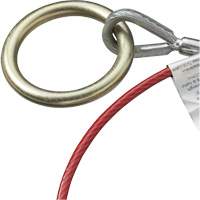 AS-21210-6 6' Cable Anchor with Snap Hook & O-Ring, Sling, Temporary Use OCP Construction Supplies