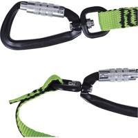 TT-9903 Slim Line Tool Lanyard, Bungee, Dual Carabiner OCP Construction Supplies