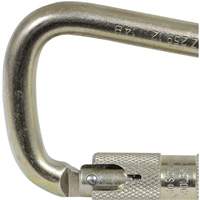 CP-03015-1 Zinc Plated Carabiner with 1" Gate Opening, Steel OCP Construction Supplies