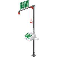 Douche combin&eacute;e avec cuvette ferm&eacute;e en ABS et entr&eacute;e inf&eacute;rieure, Socle OCP Construction Supplies
