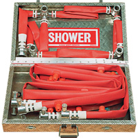 Douche de d&eacute;contamination portable &agrave; 16 buses, Conformit&eacute; Aucune OCP Construction Supplies