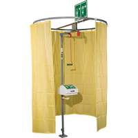 Pipe Mounted Safety Shower Modesty Curtain OCP Construction Supplies