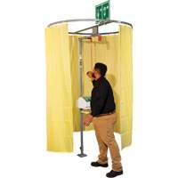 Pipe Mounted Safety Shower Modesty Curtain OCP Construction Supplies