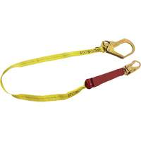 External Energy Absorber Lanyard with 2-1/4" Hook, 6', Snap Hook Center, Snap Hook Leg Ends, Polyester OCP Construction Supplies