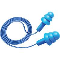 Hush 50-25 Reusable Metal Detectable Earplugs, Corded, One-Size, Bulk - Box, 25 NRR dB OCP Construction Supplies