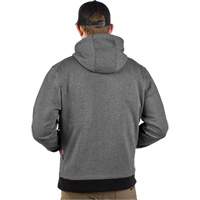 Chandail &agrave; capuchon chauffant M12 (chandail seulement), Hommes, Moyen, Gris, Poly-coton OCP Construction Supplies