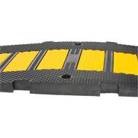 Middle Speed Hump, Rubber, 2' L x 8" W x 1-1/4" H OCP Construction Supplies