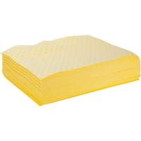 Feuilles absorbantes li&eacute;es, Mati&egrave;res dangereuses, 15" x 19", 8 gal. d'absorption OCP Construction Supplies