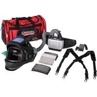 VIKING 3250D FGS&reg; Auto-Darkening PAPR with Extended Battery, Welding Helmet, Lithium-Ion Battery OCP Construction Supplies