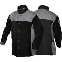 XVI Series Heavy-Duty FR Welding Jacket, Leather, Medium, Black OCP Construction Supplies