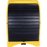 4-Drum Hard Cover Spill Pallet, 68.11" L x 61.61" W x 83.07" H, 1433 lbs. Load Capacity OCP Construction Supplies