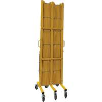 Barri&egrave;re extensible, 84" h x 20' lo, Jaune OCP Construction Supplies