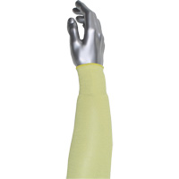 Manchette r&eacute;sistante &agrave; la coupe &agrave; pli unique Kut Gard, Aramide/ATA, 10", ASTM ANSI niveau A4, Jaune OCP Construction Supplies