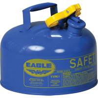 Bidon de s&eacute;curit&eacute; pour le k&eacute;ros&egrave;ne, Type I, Acier galvanis&eacute;, 2 gal. US, Bleu, Homologu&eacute; FM/List&eacute; UL/ULC OCP Construction Supplies