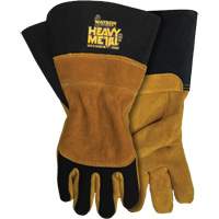 Black Velvet Mig/Stick Welding Gloves, Grain Elkhide, Size Small OCP Construction Supplies