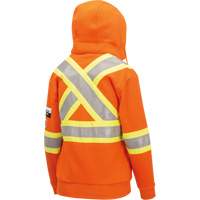 Heavyweight Safety Hoodie, Women's, X-Small, High Visibility Orange OCP Construction Supplies