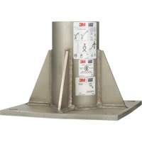Base de m&acirc;t de potence haute capacit&eacute; en acier inoxydable &agrave; fixation au sol pour espace clos DBI-SALA OCP Construction Supplies