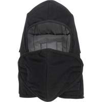 Pioneer 766A Flame-Resistant Quilted Hard Hat Liner with Detachable Mouthpiece, Black/Grey, Cotton/FR-Tech&reg;/Modacrylic/Nylon OCP Construction Supplies