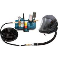 Syst&egrave;me de casque et de protection respiratoire &agrave; adduction d'air DEFENDER pour 1 travailleur OCP Construction Supplies
