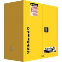 Utili-Guard+ Flammable Safety Cabinet, 30 gal., 1 Door, 43" W x 44" H x 22" D OCP Construction Supplies