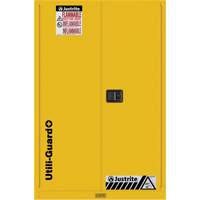 Utili-Guard+ Flammable Safety Cabinet, 45 gal., 2 Door, 43" W x 65" H x 22" D OCP Construction Supplies