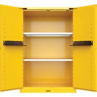 Utili-Guard+ Flammable Safety Cabinet, 45 gal., 2 Door, 43" W x 65" H x 22" D OCP Construction Supplies