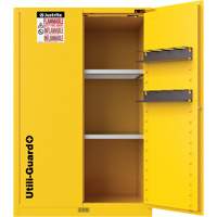 Utili-Guard+ Flammable Safety Cabinet, 45 gal., 2 Door, 43" W x 65" H x 22" D OCP Construction Supplies